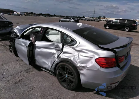 2017 BMW 430I Gran Coupe из США, поврежденный, VIN WBA4F7C56HG786712